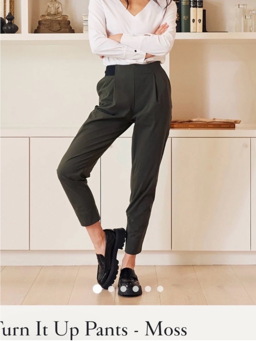 ADAY Moss Turn It Up Pants - Olive Green / Moss S GOOD